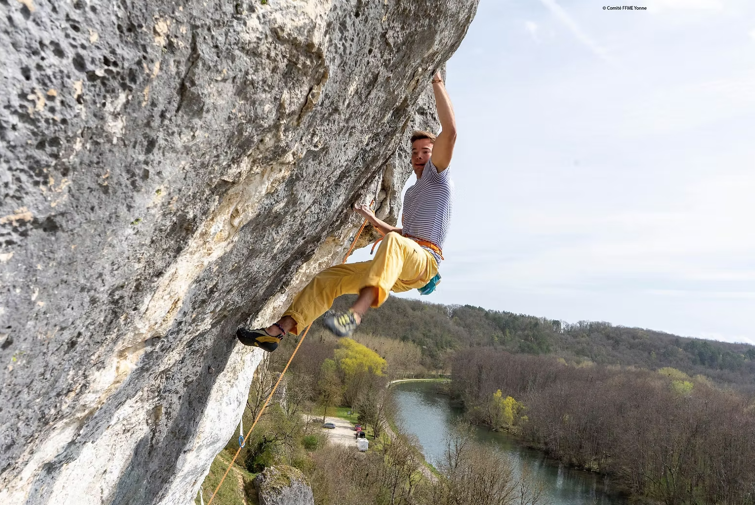 Escalade falaise
